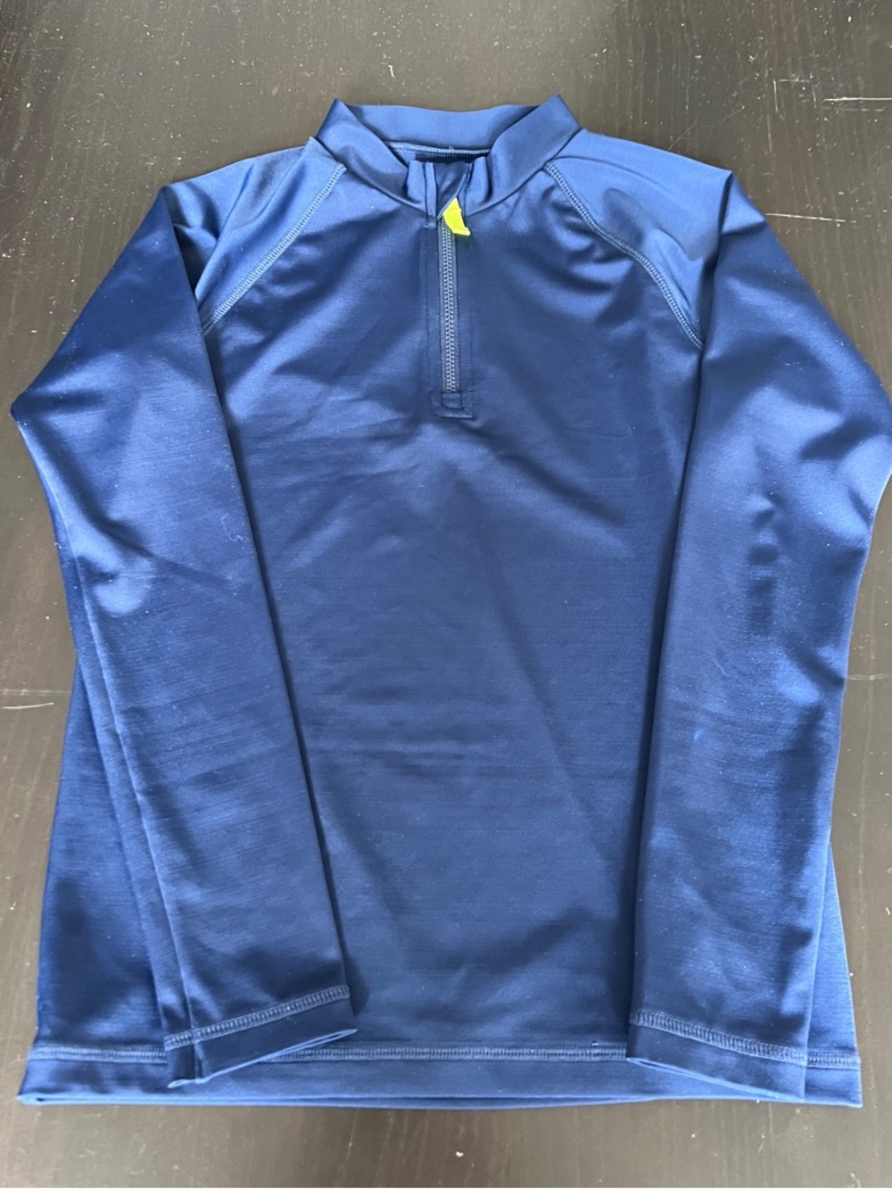 Crewcuts Navy Quarter-Zip Rash Guard